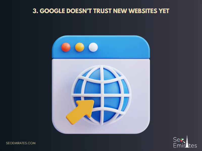 3. Google Doesn’t Trust New Websites Yet